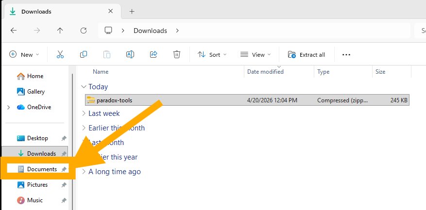 Move to Documents folder